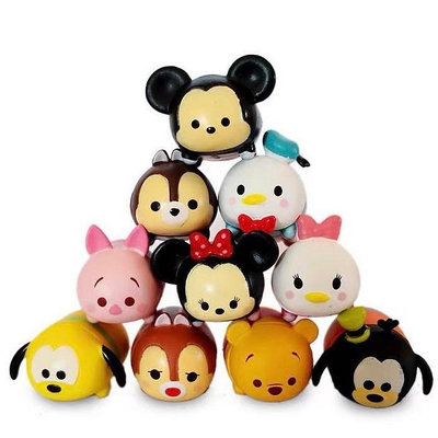 《瘋狂大賣客》（出清） Disney Tsumtsum 迪士尼 米奇 米妮 小熊維尼 高飛 布魯多 小豬 奇奇 蒂蒂 卡通 動漫 公仔 玩具 可愛 疊疊樂