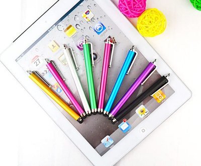 【３折出清8$】鋁合金七彩觸控筆 蘋果手寫筆 apple iphone6 plus 熱感觸控筆