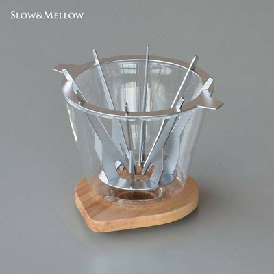 【沐湛伍零貳】日本 Slow&Mellow 垂直濾杯 L號：1~4杯份 錐形濾杯 V60、kono、星芒、濾紙皆通用