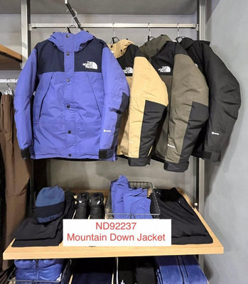 THE NORTH FACE Mountain Down Jacket 連帽羽絨夾克外套 ND92237 。太陽選物社