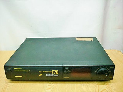 @【小劉2手家電】 有小瑕疵的 PANASONIC VHS錄放影機,F70型,故障機也可修理 !