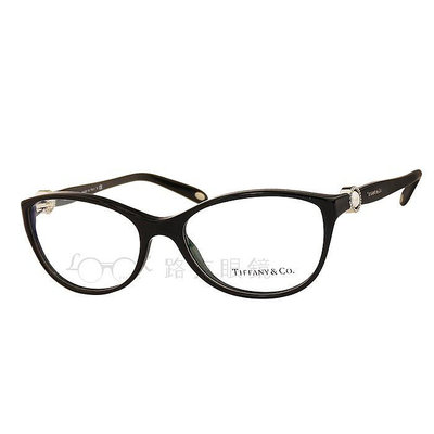 Tiffany &amp; Co. 光學眼鏡 黑 珍珠形狀飾邊 TF2093-H 8001
