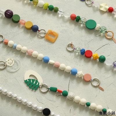 【精選好物】[ARNO Beads] “僅錶帶”適用於 iPhone/Galaxy - 帶可拆卸腕帶的手機殼 - 手機吊