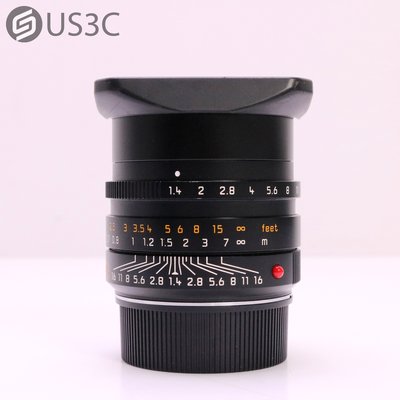 【US3C-青海店】徠卡 LEICA M SUMMILUX-M 35mm F1.4 ASPH.(11663) 金屬材質 廣角定焦 二手鏡頭