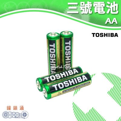 【鐘錶通】TOSHIBA 東芝-3號電池 (4入) / 碳鋅電池 / 乾電池 / 環保電池