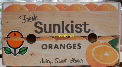 【小如的店】COSTCO好市多代購~SUNKIST 美國香吉士瓦倫西亞橙(每箱4.5kg)季節限定商品