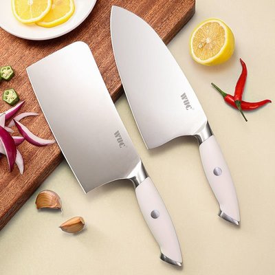 熱銷 WUC海豚刀具女士專用斬切刀不銹鋼家用菜刀廚房切片刀砍骨刀簡約