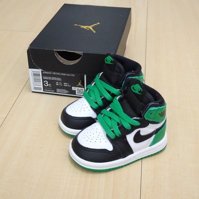 Nike Air Jordan 1 Retro 高筒OG嬰幼兒鞋款縮小版尺寸3C=9cm FD1413