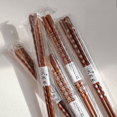 出口日本鐵木筷原木高檔手工實木筷子家用環保日式方尖頭防滑防霉,特價