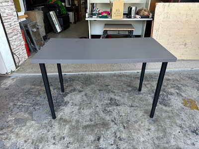 香榭二手家具*IKEA LAGKAPTEN灰色 升降工作桌*120x60公分-書桌-學生桌-電腦桌-餐桌-洽談桌-辦公桌