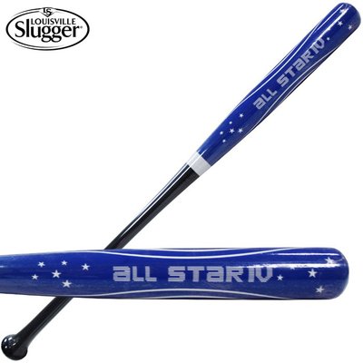 棒球世界Louisville Slugger  ALL-STAR IV 楓木慢壘木棒 黑寶藍配色 特價