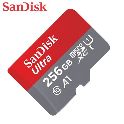 SanDisk【256GB】Ultra A1 手機 記憶卡 MicroSD UHS-I (SD-SQUAC-256G)