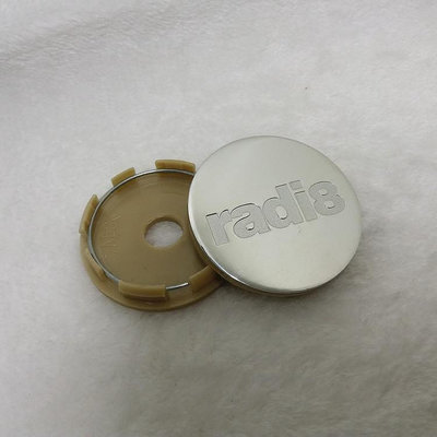 【MAD小鋪】適用radi8輪轂中心蓋  輪蓋 輪轂蓋銀色 60MM外徑直徑