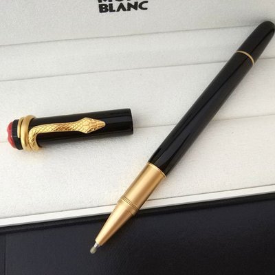 下殺-全新商品 MONTBLANC 傳承系列萬寶龍蛇筆紅與黑簽字筆寶珠筆水筆/鋼筆碳素筆BLANC