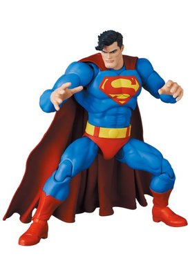 ☆88玩具收納☆日本直送 MEDICOM MAFEX 161 超人 SUPERMAN 蝙蝠俠黑闇騎士歸來可動人偶公仔特價