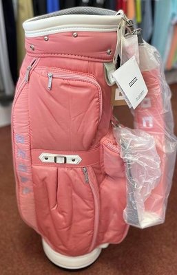 (易達高爾夫)全新原廠ONOFF OB5722-17 粉橘色 女仕 高爾夫球桿袋