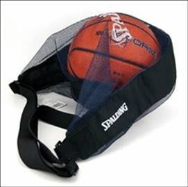 斯伯丁 SPALDING 單顆裝籃球網袋 籃球袋 深藍