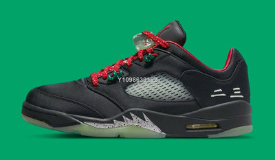 【明朝運動館】Air Jordan 5 Retro Low 黑紅火焰低幫運動籃球鞋DM4640-036男鞋耐吉 愛迪達