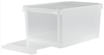樹德 SHUTER DB-13 小屋子整理箱 (白色透明) 一箱6入 可當鞋子收納盒、可堆疊 (免運費)