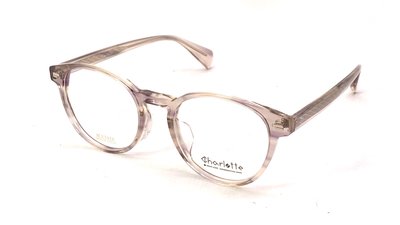 【本閣】Charlotte HC8058 高密度板材透明光學眼鏡框 透明灰大圓框男女 金子 增永 角矢 TVR504