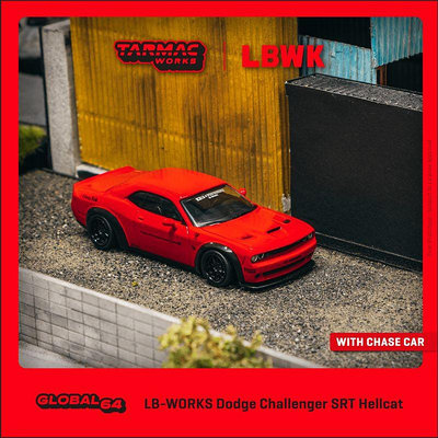 Tarmac Works 1:64 LB-WORKS 道奇 Dodge Challenger SRT Hellcat