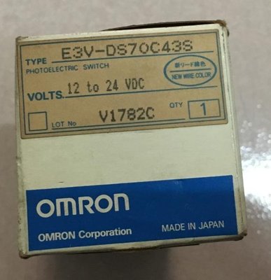 (PLCMARKET)_ omron 光電開關 E3V-DS70C43S 12~24VDC
