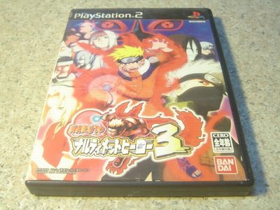 PS2 火影忍者-木葉的忍者英雄們3 Naruto 日文版 直購價600元 桃園《蝦米小鋪》