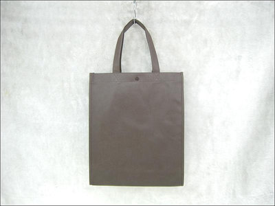 不織布環保袋(30*36*9)-BAG-010 深咖啡色