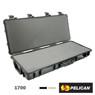 『e電匠倉』美國 派力肯 PELICAN 1700 長型氣密箱 含輪座 含泡棉 防撞箱 提箱 Long Case 防水