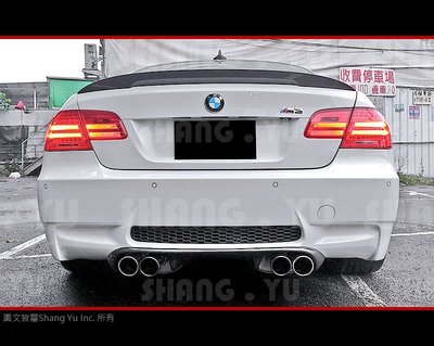 BMW E92 COUPE CARBON 卡夢 尾翼 空力套件 335I M3