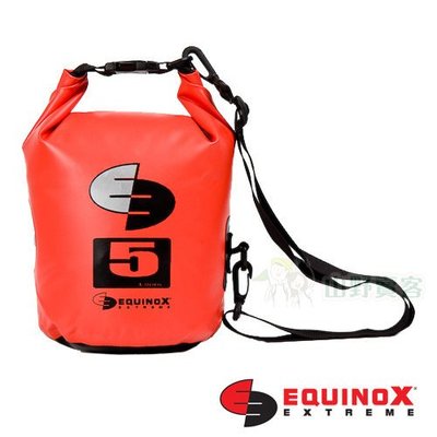 【山野賣客】Equinox 5公升 紅色 111101 防水袋，潛水，衝浪，游泳，溯溪，泛舟，單車環島
