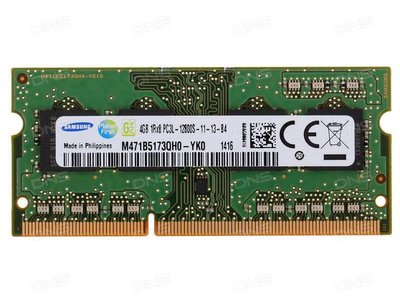 4G 4GB DDR3L-1600 NB筆記型 三星Samsung筆電記憶體 低電壓1.35V  非金士頓 威剛 全新品