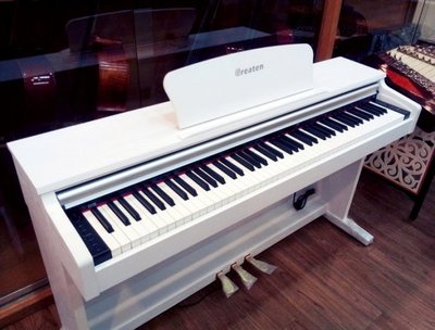 【享樂樂器】 白色 / 黑色 GREATEN  DK 330   88鍵重鎚電鋼琴