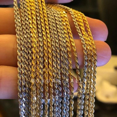 Mlil飾品館BOXUAN百度銀項鍊可調節長度  新款24寸S925純銀意大利肖邦鍊