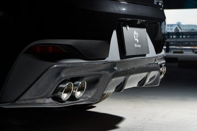 ✽顯閣商行✽日本 3D design BMW F39 X2 碳纖維後下巴 碳纖維後下擾流 M35i 四出