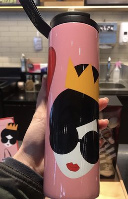 全新正品 2018年星巴克聯名商品 Starbucks Alice+Olivia 設計師限量 AO不鏽鋼杯