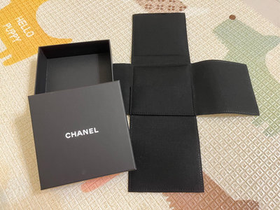 專櫃 正品 新款 Chanel 香奈兒 耳環盒 防塵袋 紙盒 空盒 禮物盒 盒子 專櫃 防塵套 絨布套 真品 圈式耳環