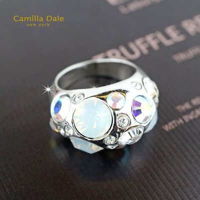 CamillaDale夢寶星時尚水晶戒指(蛋白石)【零碼特惠出清】