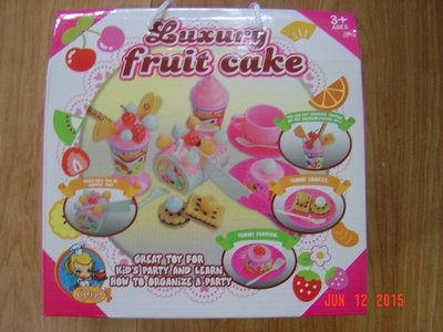 小羅玩具批發-扮家家酒 蛋糕切切樂 套裝拼裝玩具 辦家家酒生日禮物 水果冰淇淋生日蛋糕玩具(FDE803)