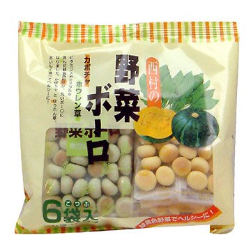 [日本進口]西村嬰兒野菜蛋酥 (120g)