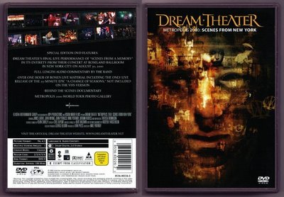 音樂居士新店#Dream Theater Metropolis 2000 Scenes From New York () DVD