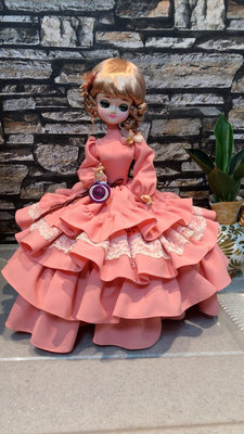【店主收藏】海外回流手工布偶擺件 絹人 人偶人形裝飾擺件-13336