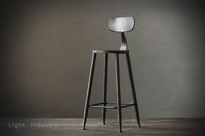 【 輕工業家具 】重工業風金屬吧檯椅-大款座高70cm-黑色loft鐵椅子高腳椅實木咖啡桌椅復古餐廳吧台椅餐桌北歐風美式