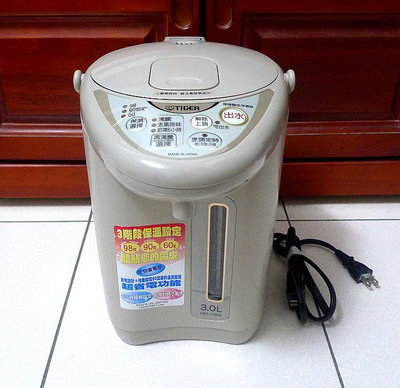 日本製造 TIGER 虎牌3公升微電腦熱水瓶 PDF-F30R 三段保溫 防空燒 3L 電熱水瓶 熱水瓶 虎牌熱水瓶