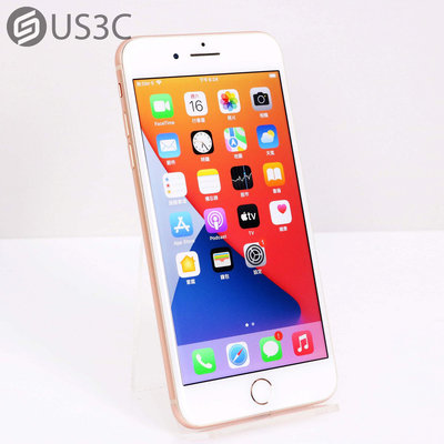 【US3C-小南門店】【一元起標】公司貨 Apple iPhone 8 Plus 64G 5.5吋 金色 指紋辨識 A11仿生晶片 蘋果手機 二手手機