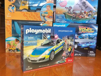 【德國玩具】playmobil 寶時捷PORSCHE 911 CARRERA 4S警車 現貨一盒( LEGO 對手)