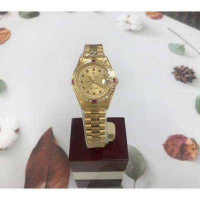 「官方授權」OP奧柏錶 女 圓形全金鑲鑽 石英腕錶 (6832DL29K) 36mm