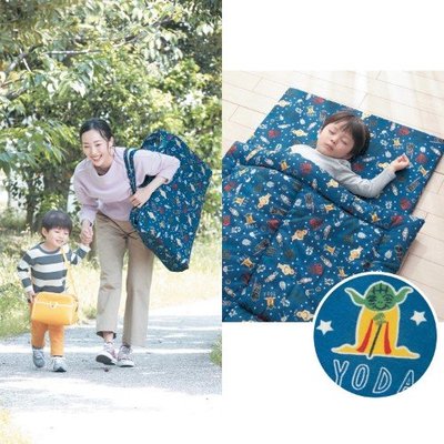 【現貨 日本製】日本 STAR WARS 星際大戰 2層紗 兒童 睡袋 棉被 提袋 透氣 幼稚園 4件式