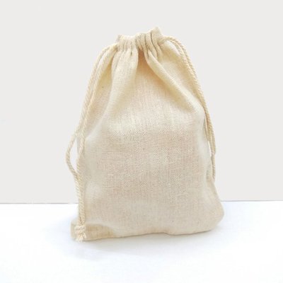 【贈品禮品】B3970 棉麻束口袋-大 包裝袋 抽繩收納袋棉布袋 咖啡豆袋米袋  端午節香包袋  驅紋中藥包 贈品禮品