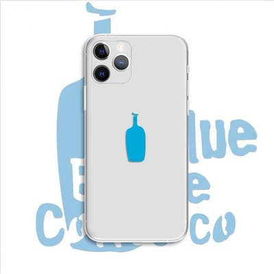 bluebottlecoffee藍瓶咖啡周邊文藝術生透明手機殼muji適用蘋果全系列illy咖啡控必入～iPhone13 12 mini proMax se